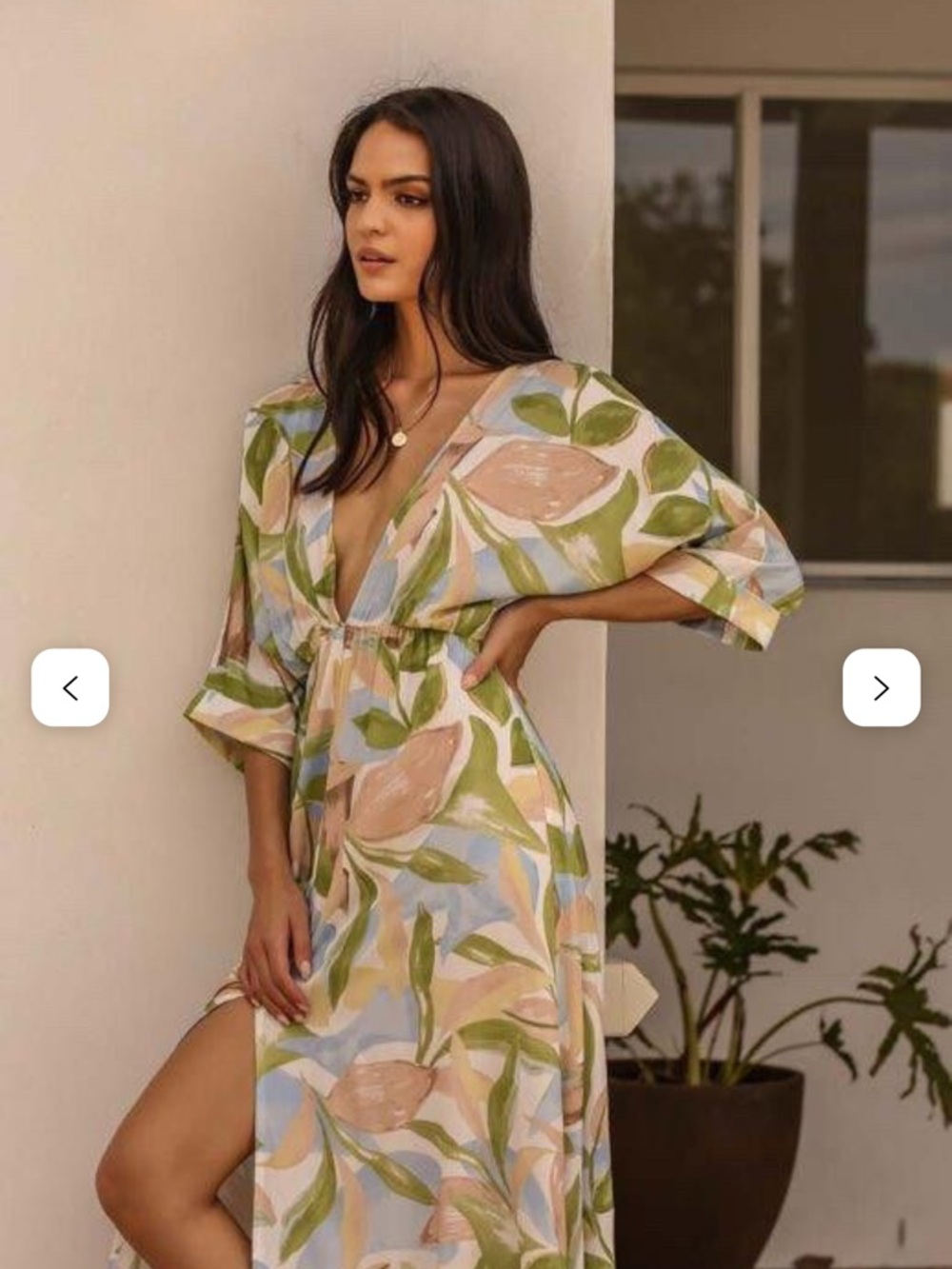 Girl in the Sun Floral Maxi Dress | Size XL | Spring/Beach